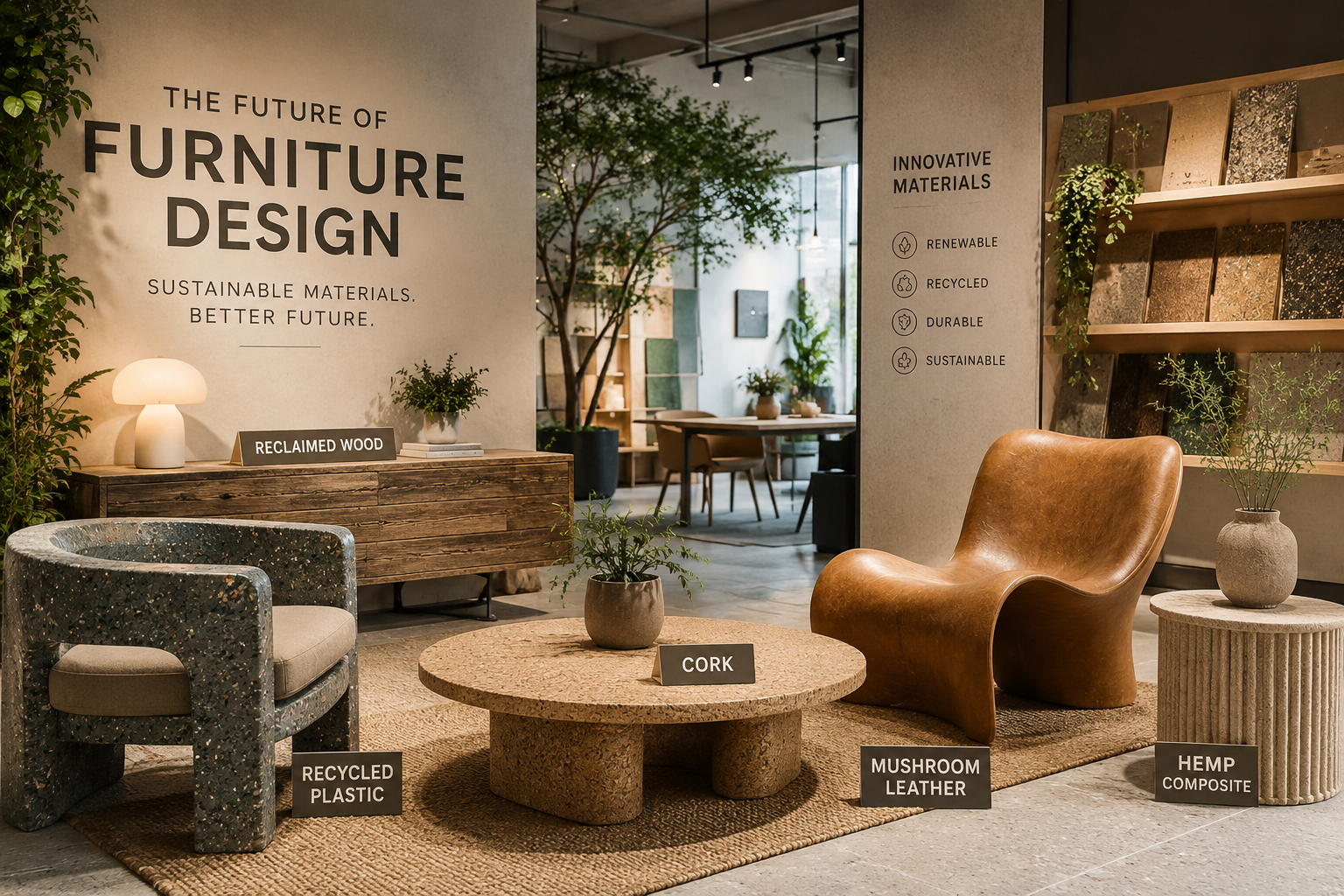 These Surprising Materials Are the Future of Furniture Design: Sustainable Innovations Transforming Modern Homes