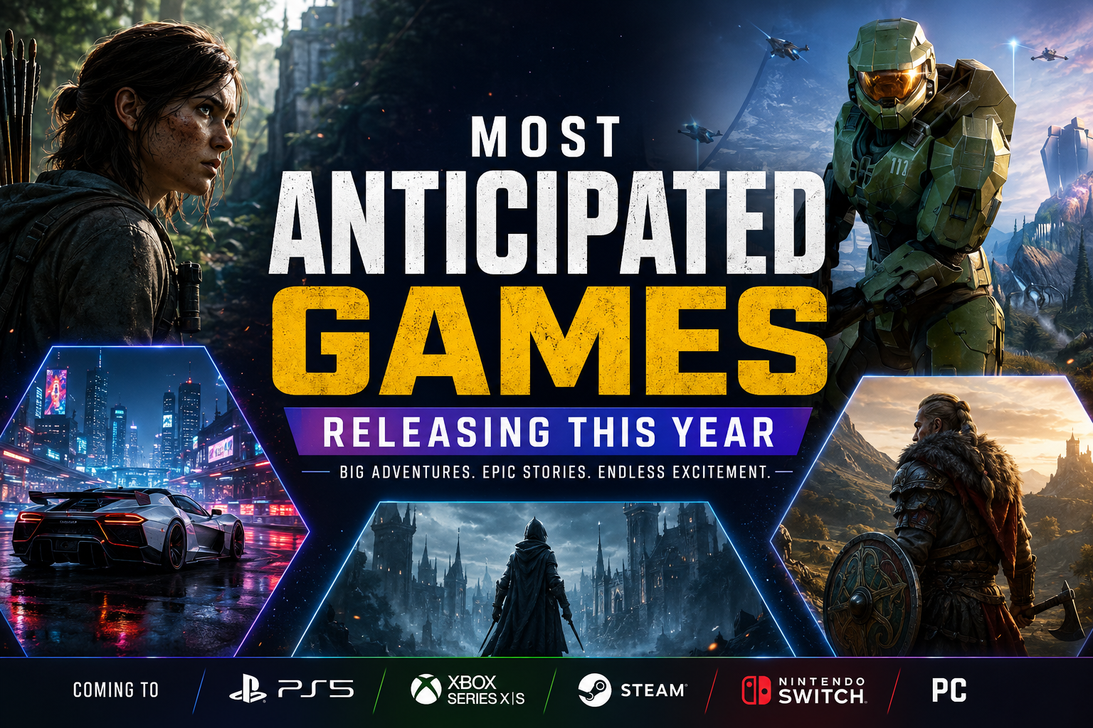 Most Anticipated Games Releasing This Year