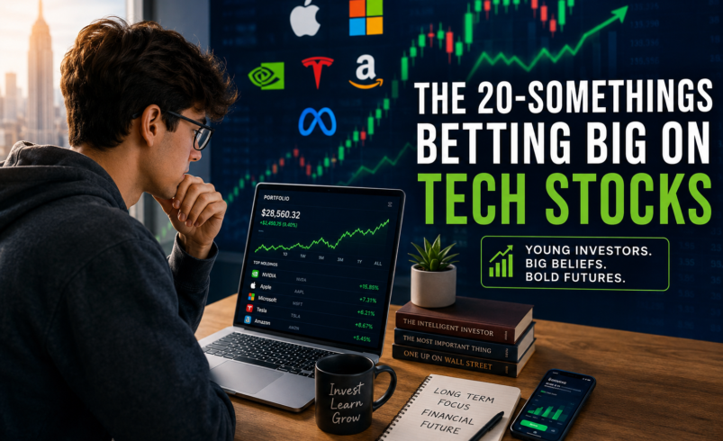 The 20-Somethings Betting Big on Tech Stocks