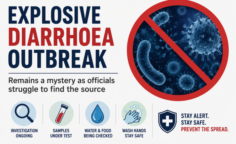 ‘Explosive Diarrhoea’ Outbreak Remains a Mystery as Officials Struggle to Find the Source