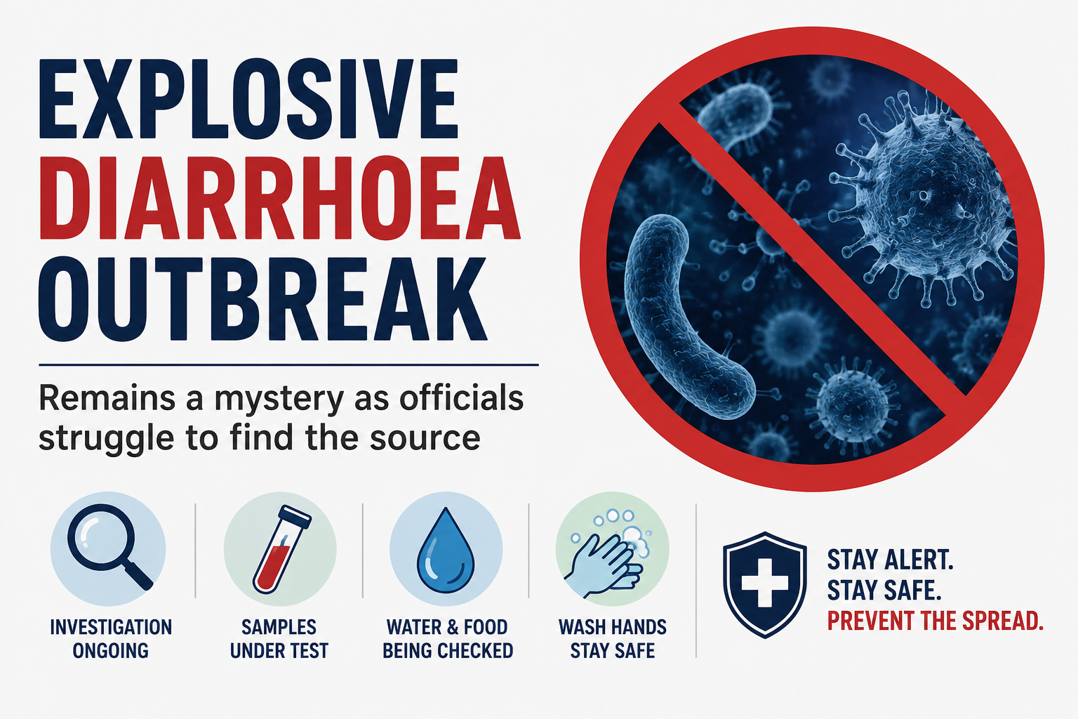 ‘Explosive Diarrhoea’ Outbreak Remains a Mystery as Officials Struggle to Find the Source